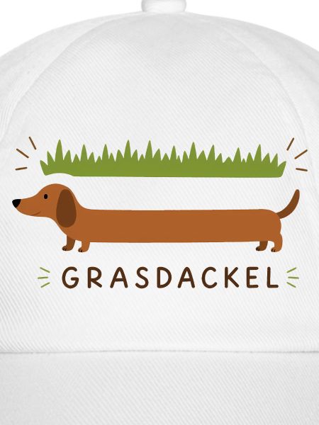 Grasdackel im Grashügel-Design