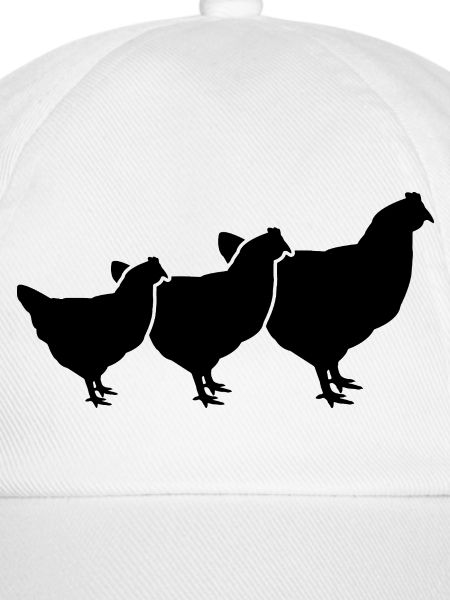 Hühner Trio Silhouette