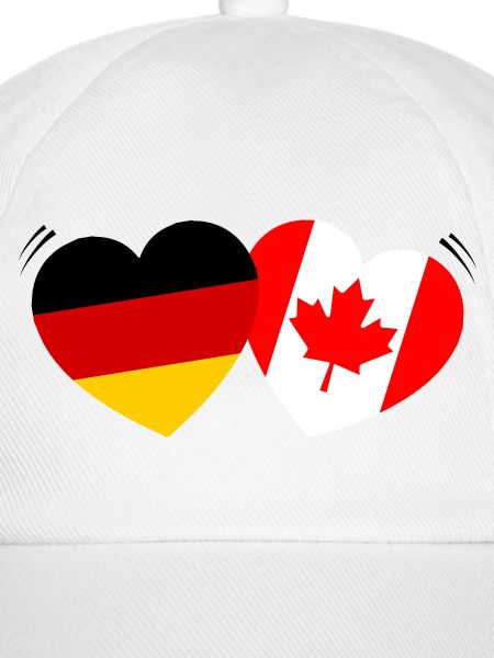 Herzflaggen Deutsch-Canada