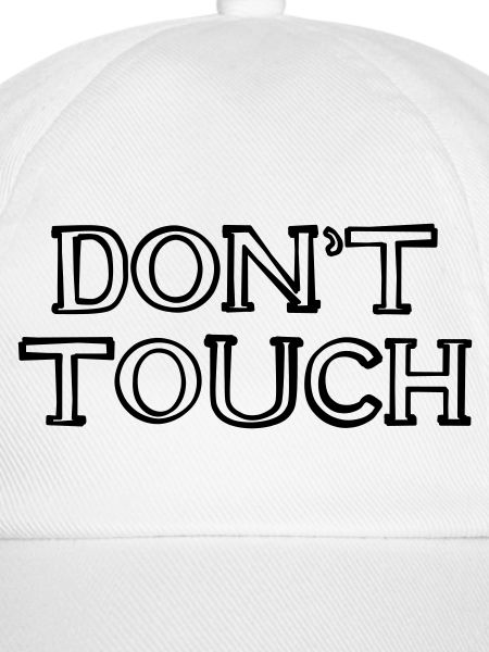 DON'T TOUCH handgezeichnet