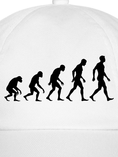 Evolution des Menschen Silhouetten
