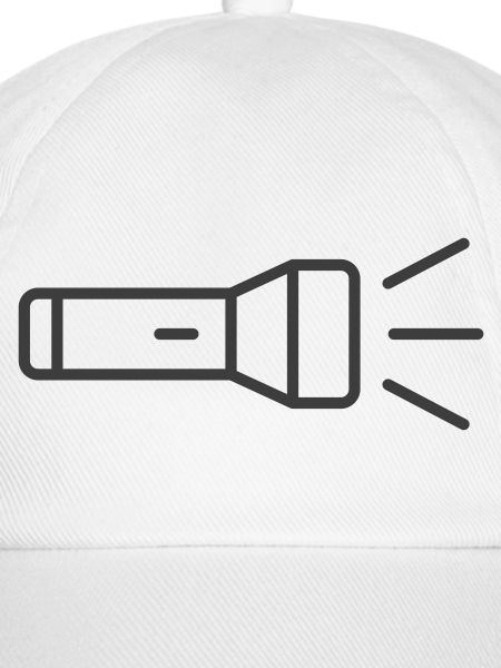 Taschenlampen-Linien-Symbol