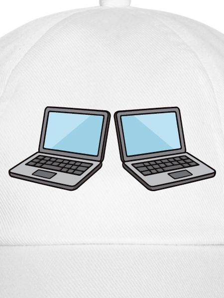 Doppel-Laptops Kollaboration