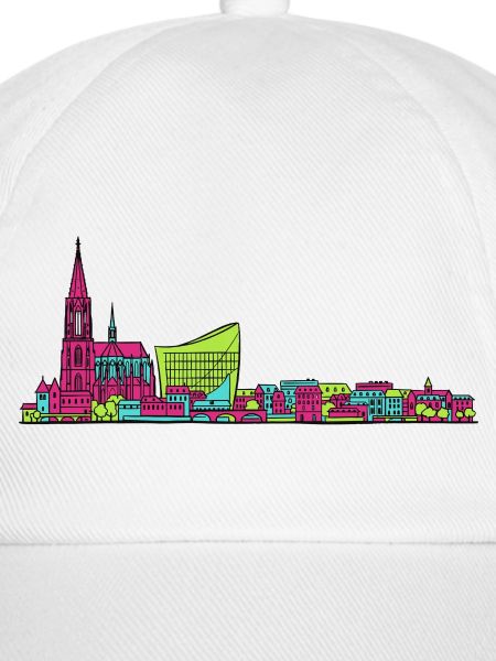 Straßburger Skyline Kathedrale Linienkunst