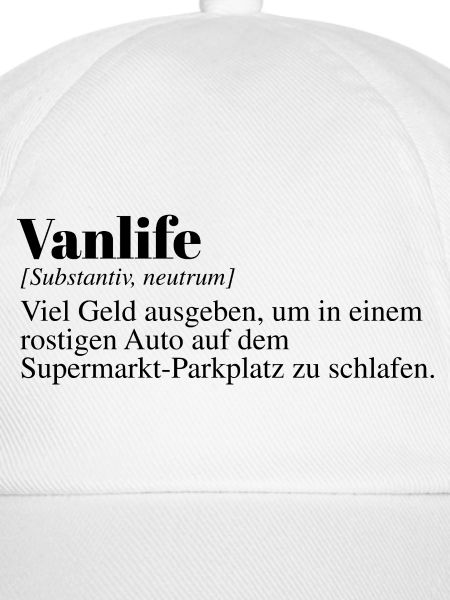 Lustiger Vanlife Duden Spruch