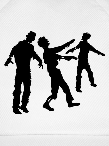 Viele Zombies Horde