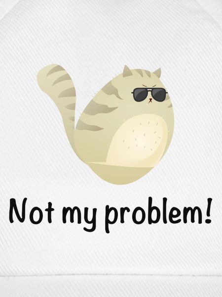 Not My Problem Cool Cat