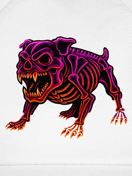 Neon Skelett Dinosaurier