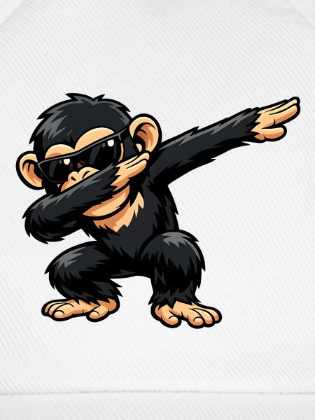 Dabbing Schimpanse