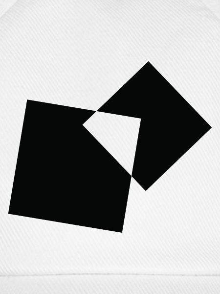 Geometrisch überlappende Quadrate