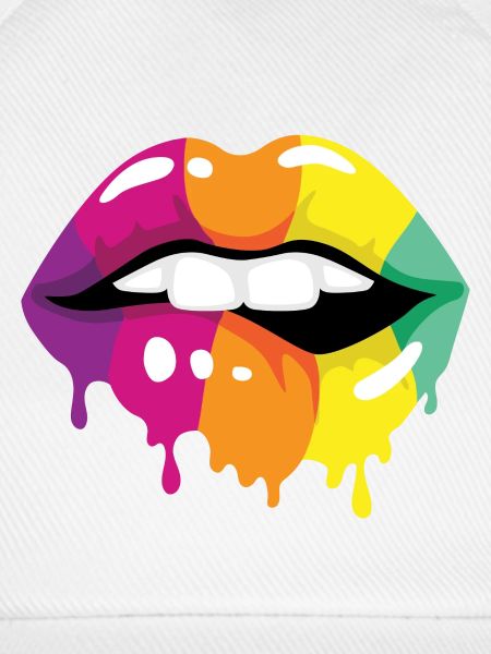 Farbige Lippen