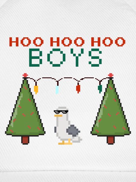 Pixel Seemöwe Weihnachts Boys
