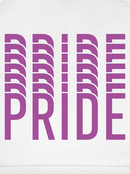 Purple Pride Typografie-Mosaik