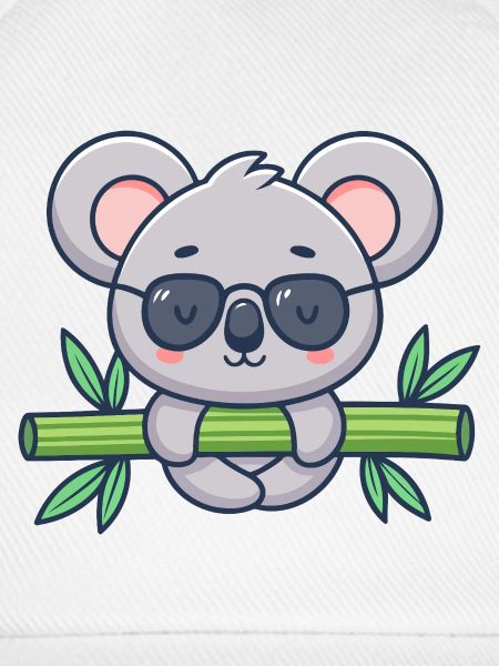 Koala auf Solar-Bambus