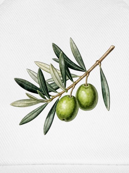Botanischer Olivenzweig