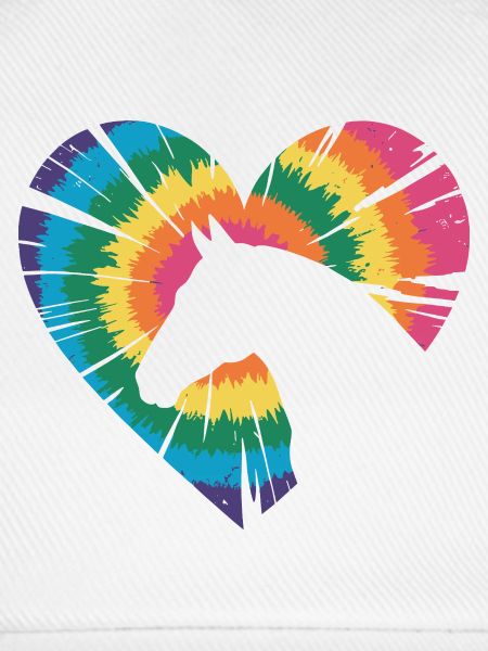 Tie Dye Pferd