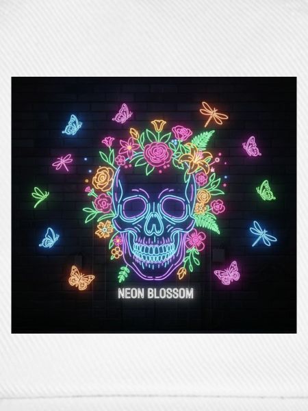 Neonblossom Totenkopf Design
