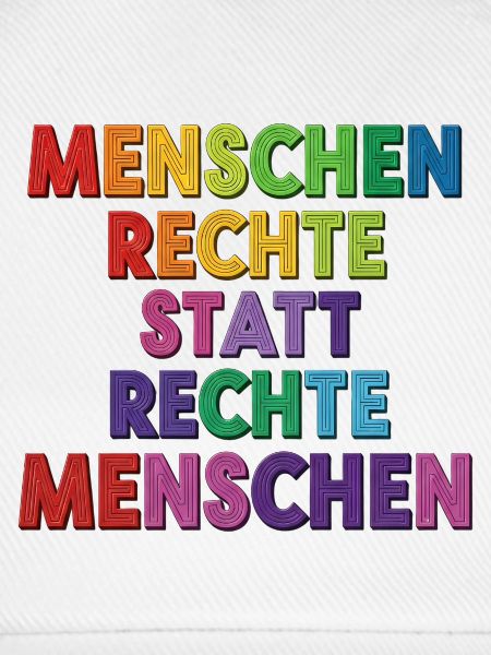 Menschenrechte statt rechte Menschen Statement
