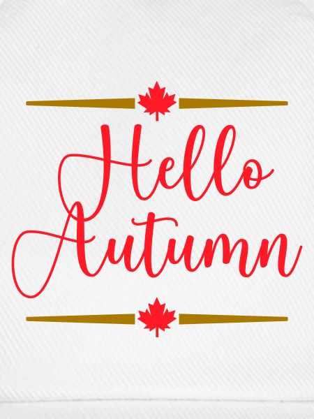 Hello Autumn Kalligrafie