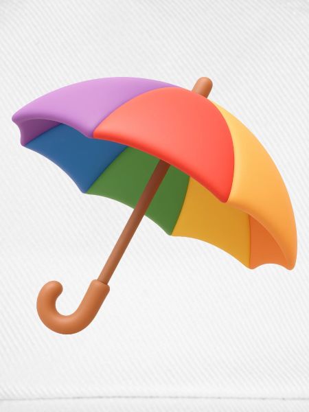 Regenbogen Schirm Muster