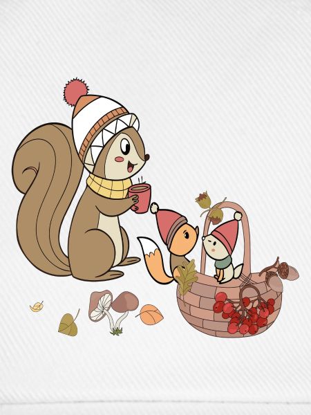 Herbst Eichhörnchen 