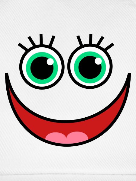 Lustiges Gesicht Augen Design