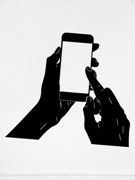 Smartphone in der Hand