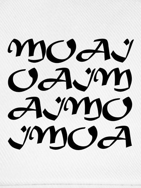 Berühmtes Tetragrammaton MOAI von Shakespear