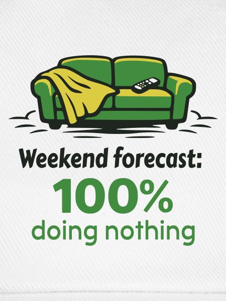 Wochenende Prognose: 100% nichts tun
