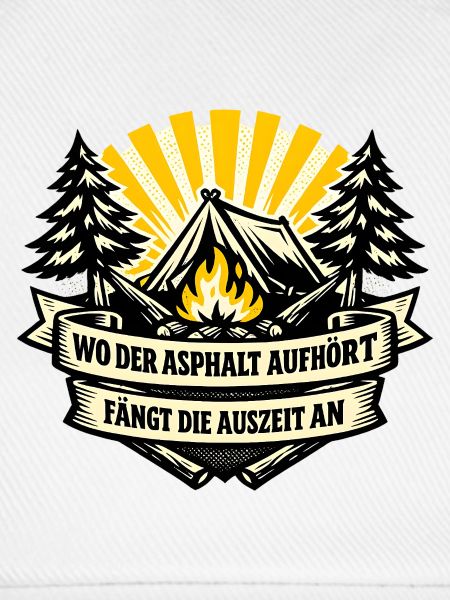 Camping-Auszeit am Waldfeuer
