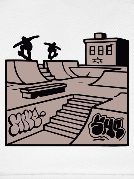 Skatepark Rampe Illustration