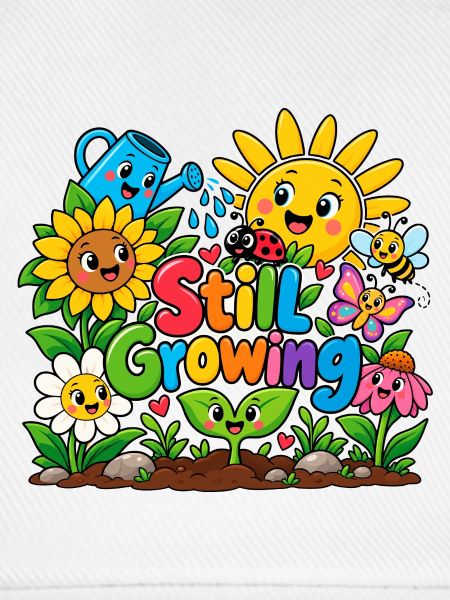 Still Growing: Farbenfrohes Gartenmotiv