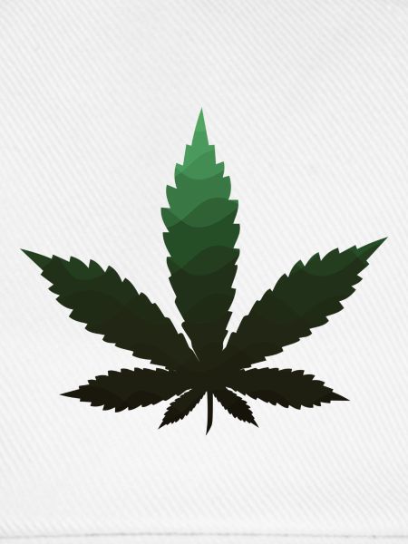 green marijuana leaf