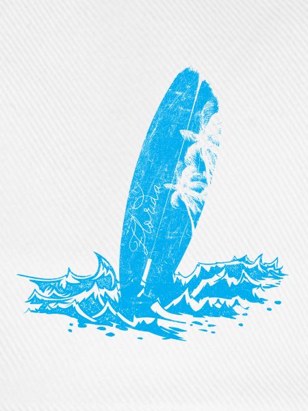 Surfbrett am Strand