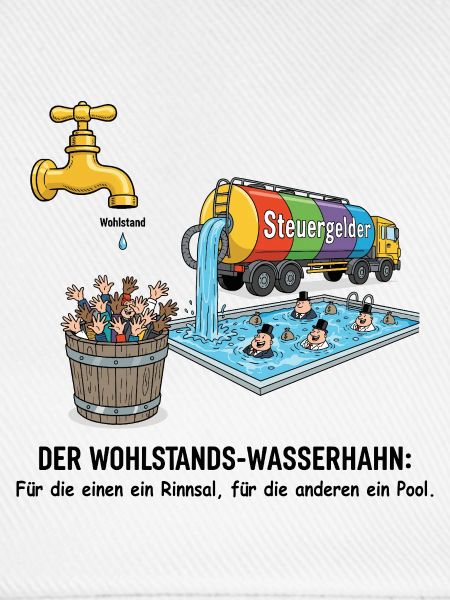 Der Wohlstands-Wasserhahn