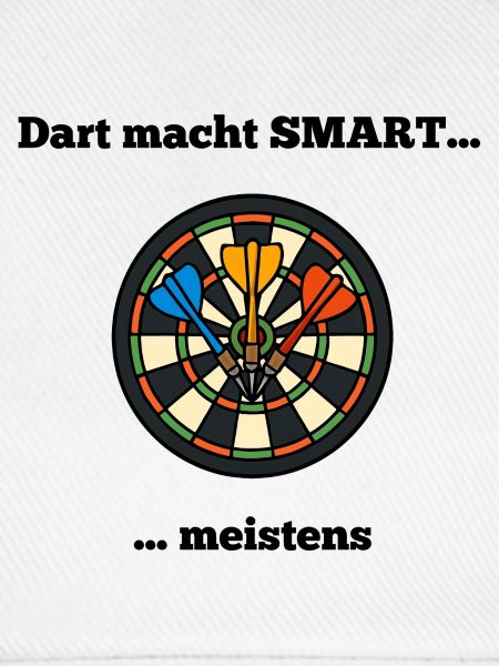 Buntes Dartboard mit Pfeilen