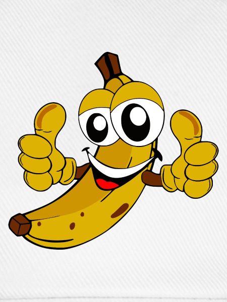 Fröhliche Banane