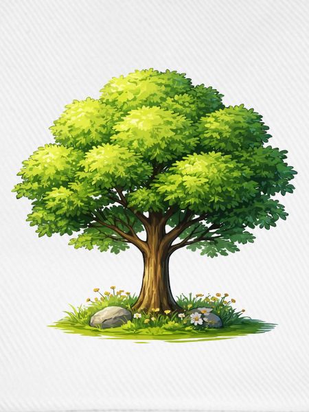 Baum im Sonnenlicht 