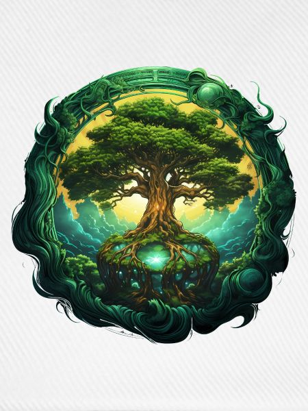 Baum des Lebens Mystisch Wikinger Design