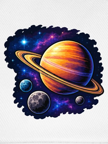 Weltraum im Saturnring