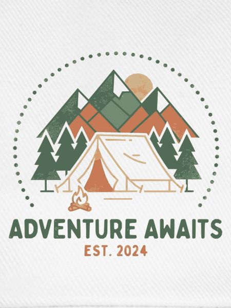 Bergcamping Abenteuer Retro
