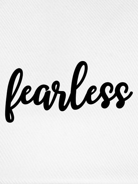 fearless Kalligrafie Motivation