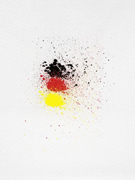 Deutschlandflagge Spray Style