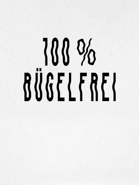 100% Bügelfrei