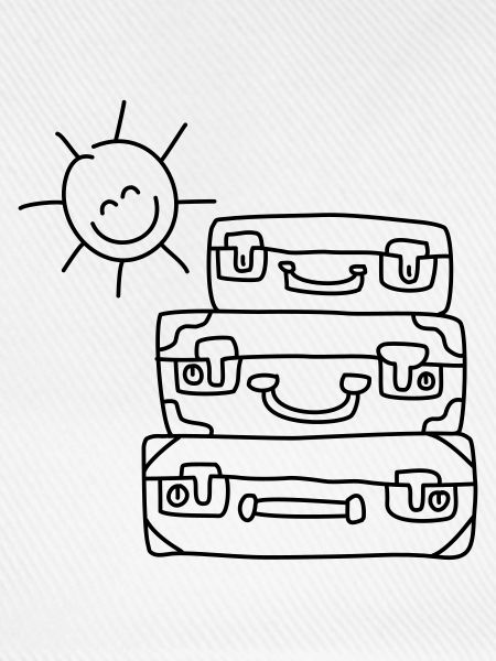 koffer sonne urlaub