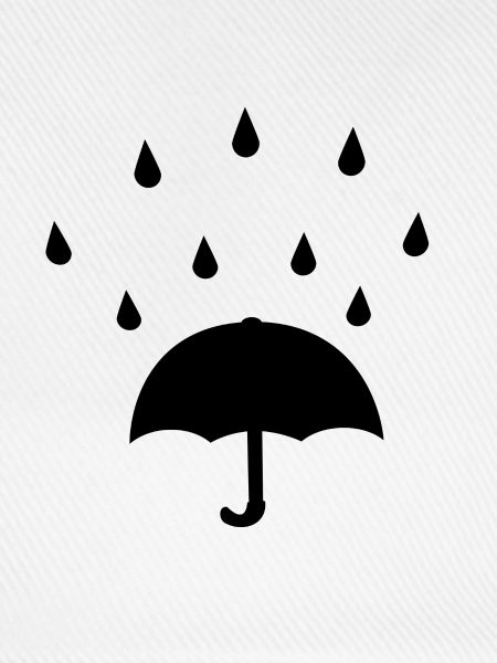 REGENSCHIRM MIT REGEN