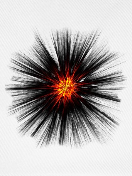 Dunkle Explosion
