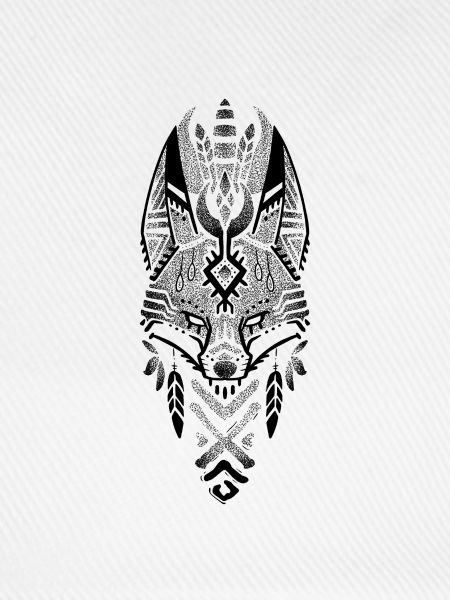 Schwarzer Drowork-Stammesfuchs