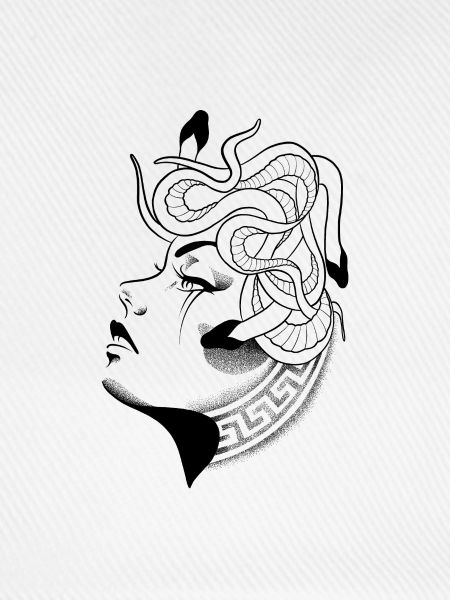Medusa-Dotwork