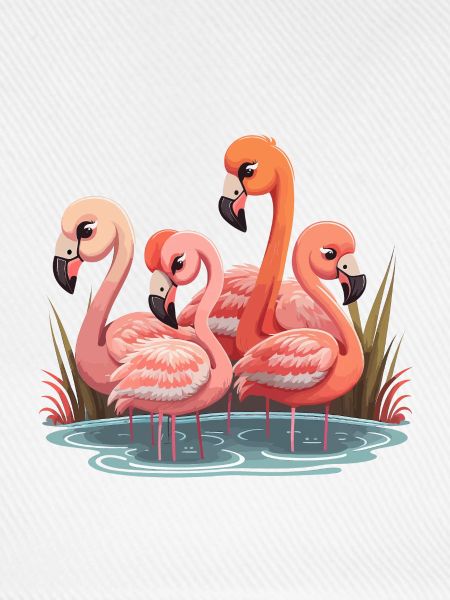 Flamingo-Flock